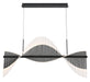 Eurofase 47126-022 Voltik 59" Matte Black LED Chandelier