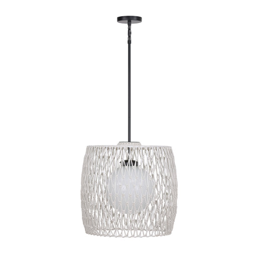 Eurofase 46635-013 Lara 22" Matte Black Pendant Light