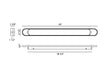 Eurofase 48957-021 Noga 46" Matte Black LED Vanity Light