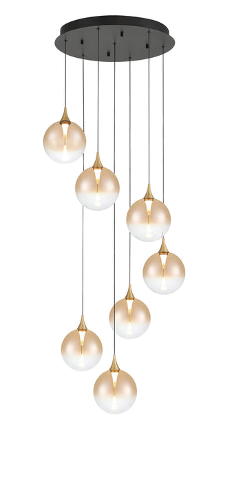 Eurofase 48928-038 Iissa 21" Gold LED Chandelier