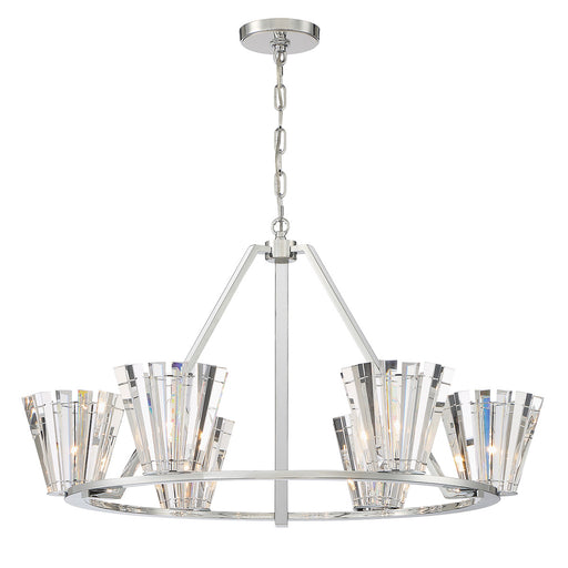 Eurofase 38866-012 Ricca 38" Chrome Chandelier