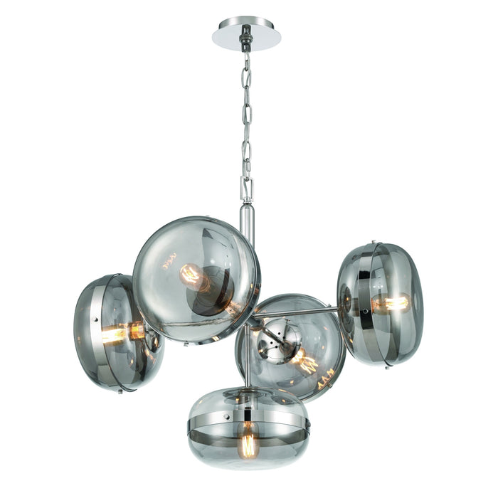 Eurofase 38129-025 Nottingham 28" Polished Nickel Chandelier