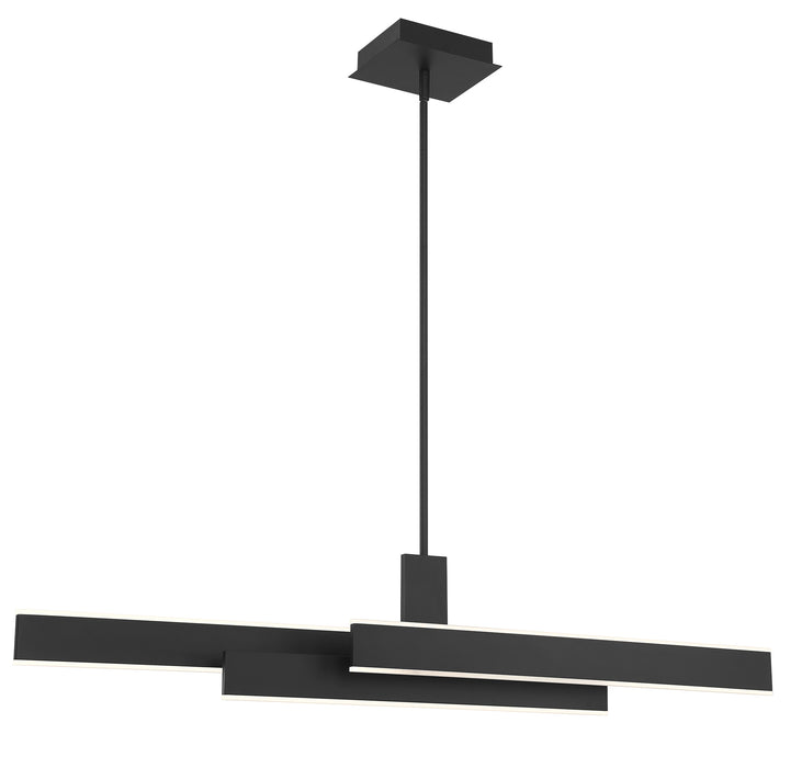 Eurofase 37064-013 Cameno 45" Matte Black LED Chandelier