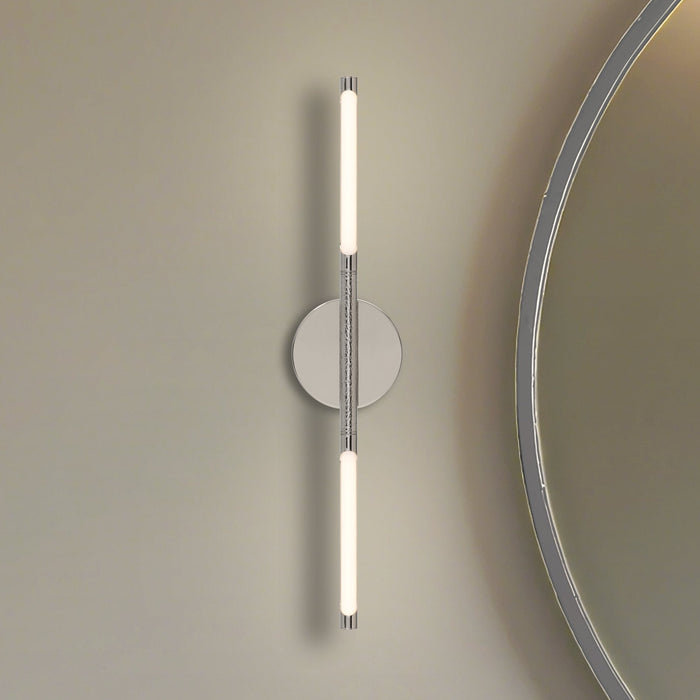 Vanity Light Thesis 207291A Overture 24 inch 2 light Polished Nickel 5CCT LED Vanity Light THESIS