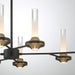 Eurofase 45714-016 Torcia 36" Matte Black LED Chandelier