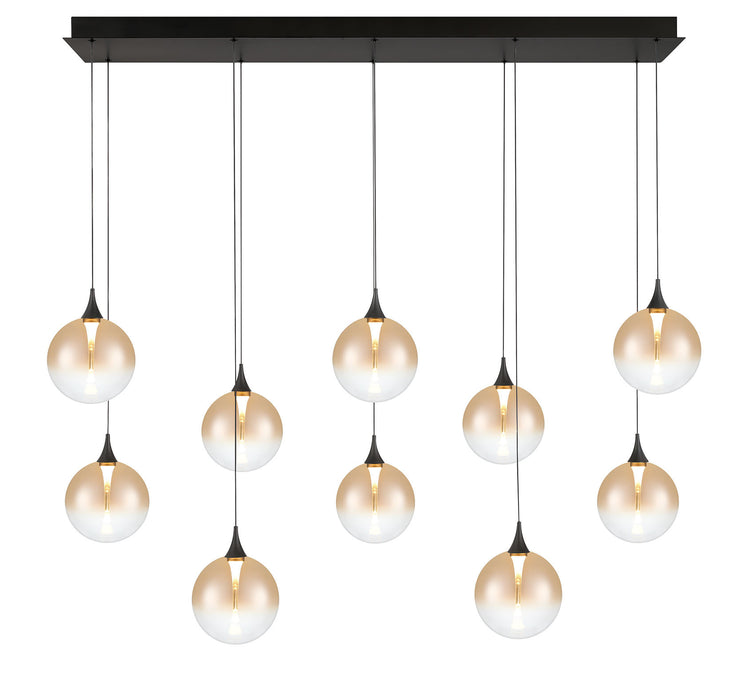 Eurofase 48933-032 Iissa 47" Matte Black LED Chandelier