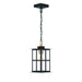 Eurofase 47388-017 Greyson 16" Brass-Black Mix LED Pendant Light