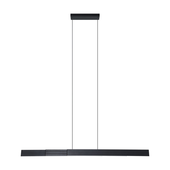 Chandelier Thesis 207773A Falsetto 40–73 inch 3 light Textured Black 3CCT LED Expandable Linear Chandelier THESIS