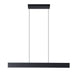Chandelier Thesis 207773A Falsetto 40–73 inch 3 light Textured Black 3CCT LED Expandable Linear Chandelier THESIS