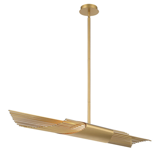 Eurofase 43866-021 Umura 49" Satin Gold Paint LED Chandelier