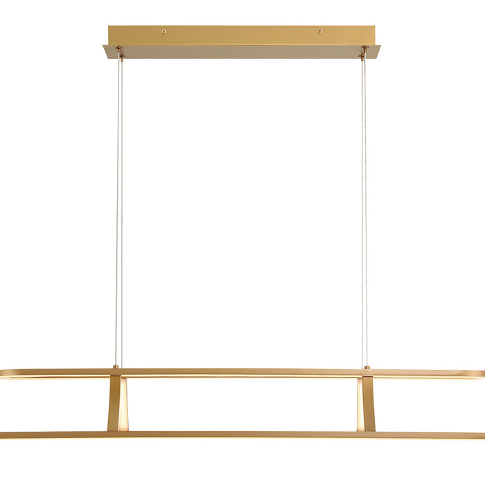 Eurofase 43877-027 Cadoux 44" Matte Gold LED Chandelier
