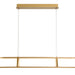 Eurofase 43877-027 Cadoux 44" Matte Gold LED Chandelier