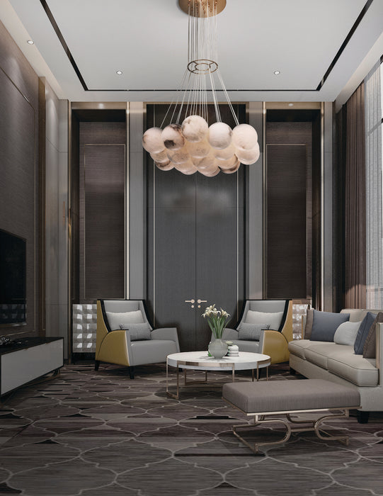 Eurofase 46914-019 Kepler 29" Gold LED Chandelier