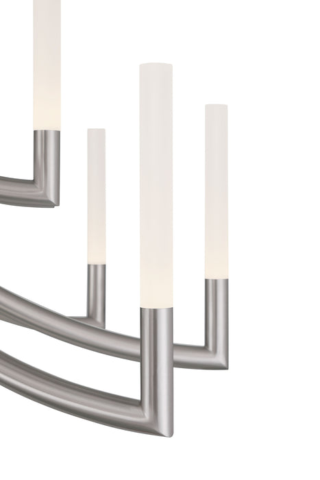 Eurofase 49012-026 Olette 42" Brushed Nickel LED Chandelier