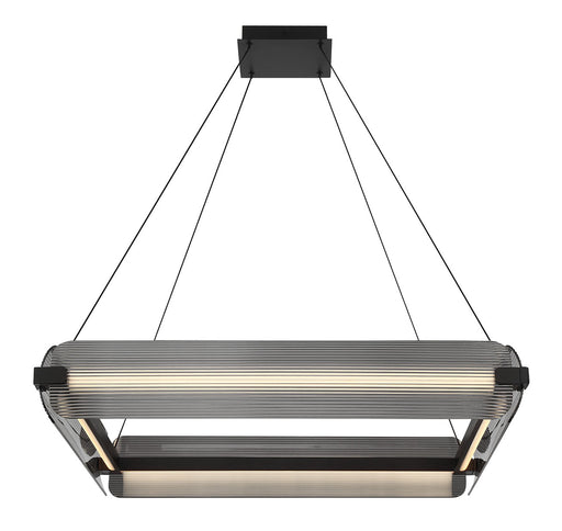 Eurofase 50052-011 Neoness 34" Matte Black LED Chandelier