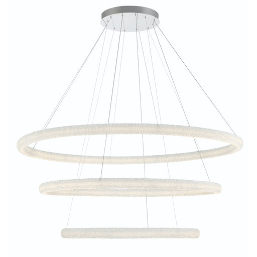 Eurofase 43927-012 Sassi 60" Chrome LED Chandelier