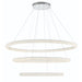 Eurofase 43927-012 Sassi 60" Chrome LED Chandelier