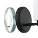 Vanity Light Thesis 207024A Bedminster 5 inch 1 light Matte Black Vanity Light with Etched Opal Ribbed Glass Shade THESIS