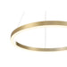 Eurofase 31471-035 Spunto 28" Brushed Gold LED Chandelier