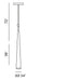 Eurofase 20446-031 Sliver 36" Matte Black LED Pendant Light
