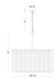 Eurofase 47239-012 Glasbury 24" Gold Chandelier