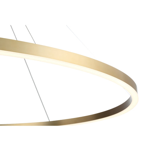 Eurofase 31473-032 Spunto 61" Brushed Gold LED Chandelier