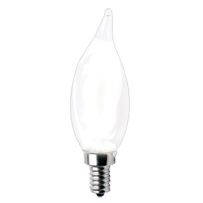 LED Filament Bulbs Halco - CA10FR4ANT/827/LED2 - LED Chandelier (CA10) Filament Frosted (E12) 120V 15Khr Dimm Halco Lighting Technologies
