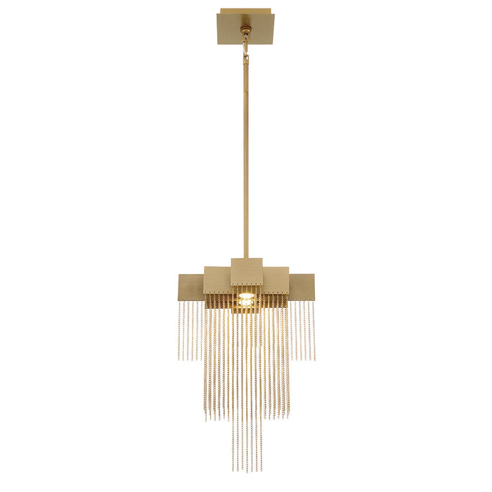Eurofase 44370-022 Bloomfield 18" Matte Gold LED Pendant Light