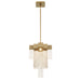 Eurofase 44370-022 Bloomfield 18" Matte Gold LED Pendant Light