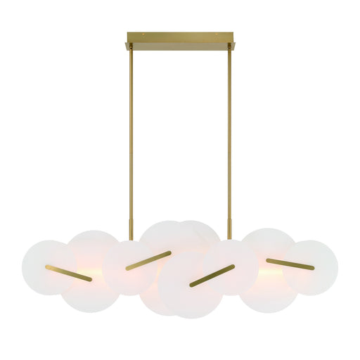 Eurofase 47210-011 Nuvola 56" Gold LED Chandelier
