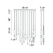 Eurofase 37236-038 Cumberland 40" Mix LED Chandelier