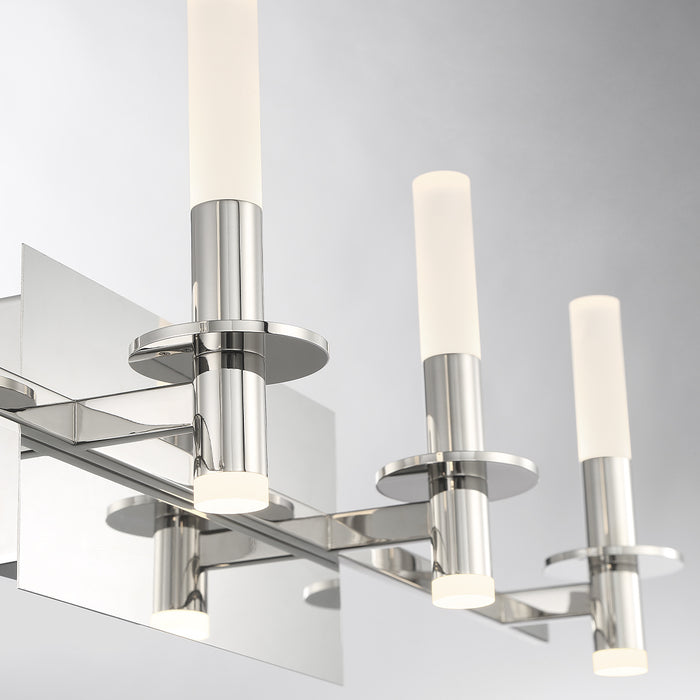 Eurofase 45235-023 Torna 36" Polished Nickel LED Vanity Light