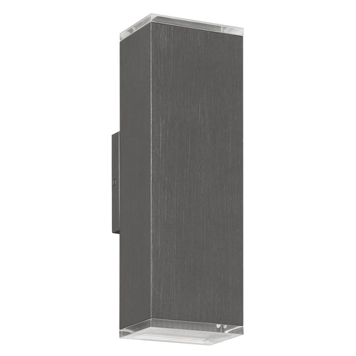 Exterior Wall Sconce Thesis 207736A Jasper 14 inch 2 light Graphite LED Exterior Wall Sconce THESIS