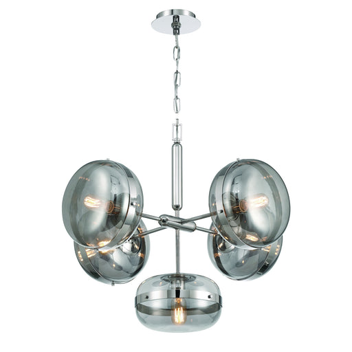 Eurofase 38129-025 Nottingham 28" Polished Nickel Chandelier