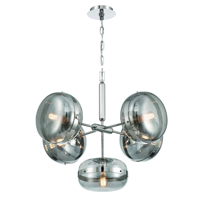 Eurofase 38129-025 Nottingham 28" Polished Nickel Chandelier