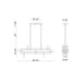 Eurofase 45719-011 Inizio 48" Matte Gold LED Chandelier