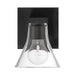 Vanity Light Thesis 207661A Gilford 5 inch 1 light Matte Black Vanity Light with Clear Glass Shade THESIS