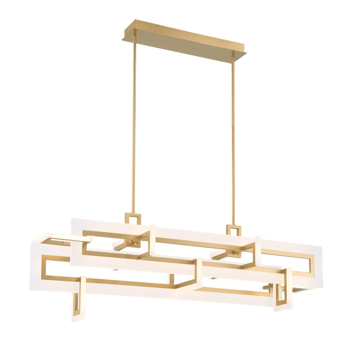 Eurofase 46806-024 Inizio 55" Matte Gold LED Chandelier