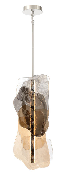 Eurofase 50463-015 Grotto 36" Polished Nickel LED Pendant Light