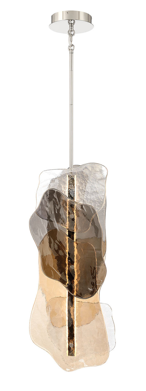 Eurofase 50463-015 Grotto 36" Polished Nickel LED Pendant Light