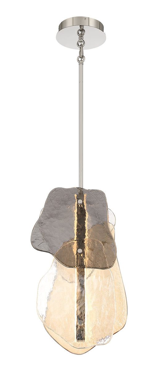Eurofase 50464-012 Grotto 24" Polished Nickel LED Pendant Light