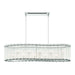 Eurofase 47240-025 Glasbury 52" Polished Nickel Chandelier