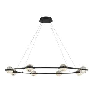 Eurofase 39309-013 Circolo 48" Matte Black LED Chandelier