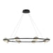 Eurofase 39309-013 Circolo 48" Matte Black LED Chandelier