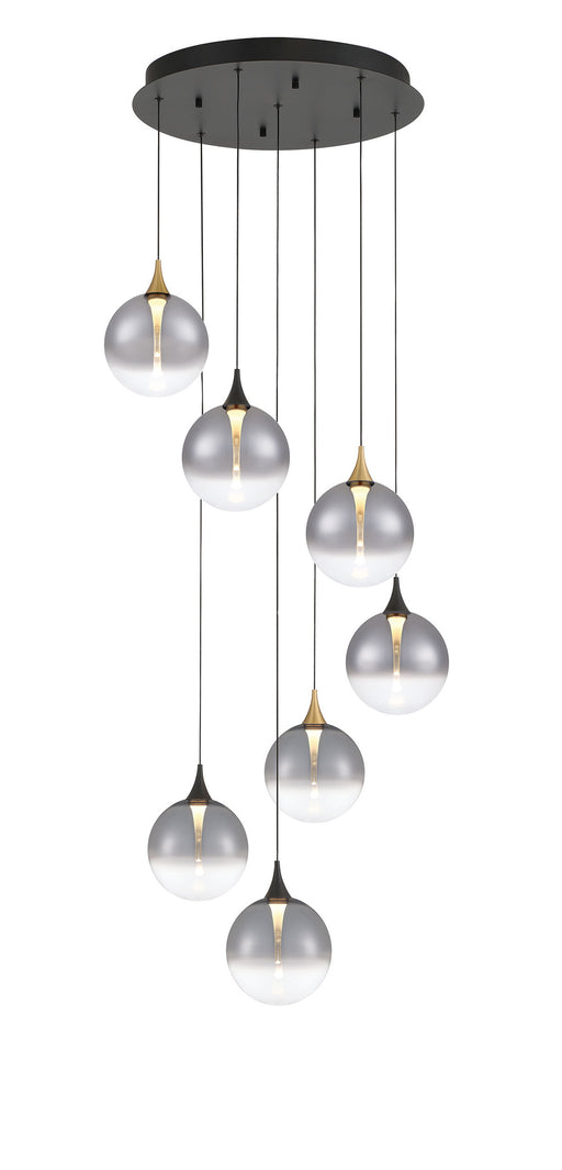 Eurofase 48930-024 Iissa 21" Gold-Black Mix LED Chandelier