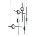 Eurofase 47255-029 Barletta 32" Anodized Black LED Chandelier