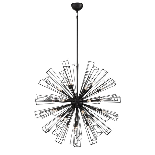 Eurofase 43864-010 Dendelio 40" Matte Black Chandelier