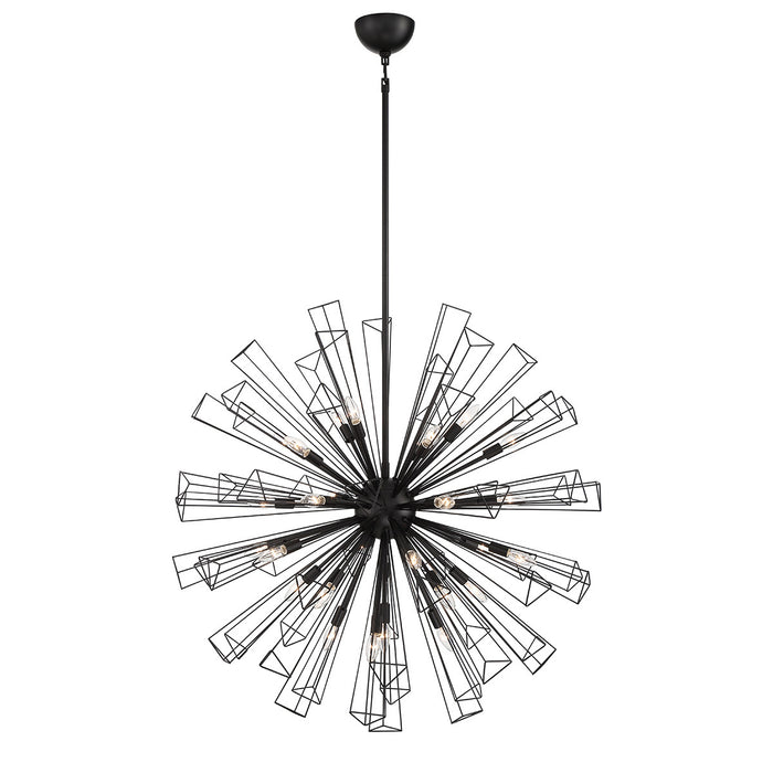 Eurofase 43864-010 Dendelio 40" Matte Black Chandelier