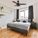Ceiling Fan Canarm CF42ATT3BK Attley 42 Inch Ceiling Fan in Black Canarm