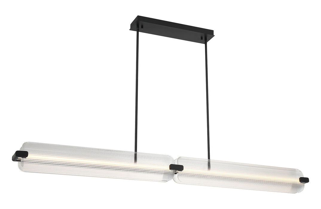 Eurofase 50056-026 Neoness 67" Matte Black LED Chandelier